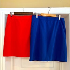 Cleo | Cobalt Blue & Red Skirt Bundle (8, 8P)
